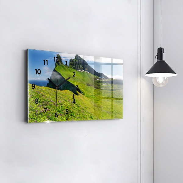 Horizontal wall clock Hornstrandir Reserve Iceland