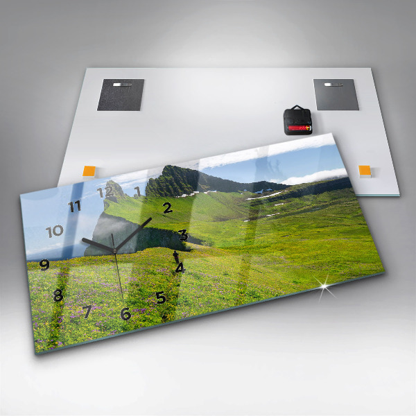 Horizontal wall clock Hornstrandir Reserve Iceland