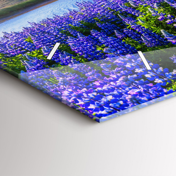 Horizontal wall clock Mountain view Iceland