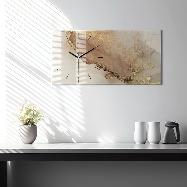 Horizontal wall clock Modern Art