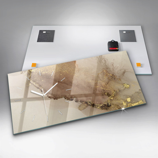 Horizontal wall clock Modern Art