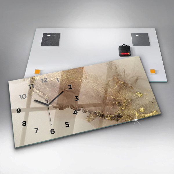 Horizontal wall clock Modern Art