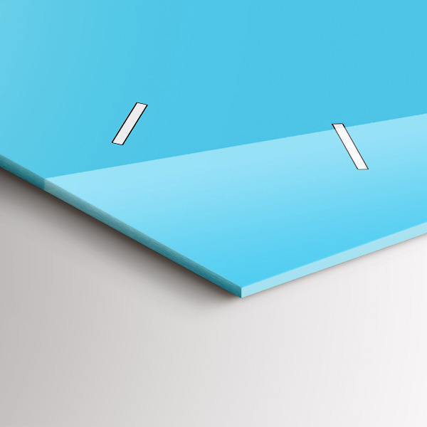 Horizontal wall clock Light bulb drawing