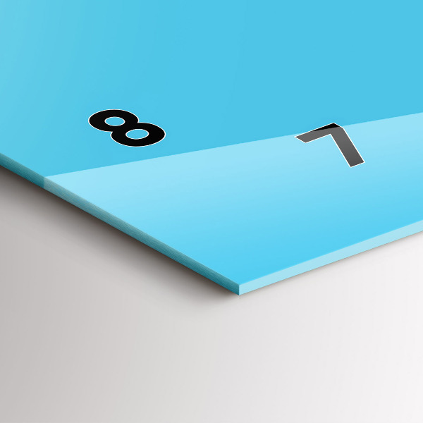 Horizontal wall clock Light bulb drawing