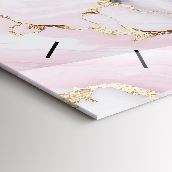 Horizontal wall clock Marble