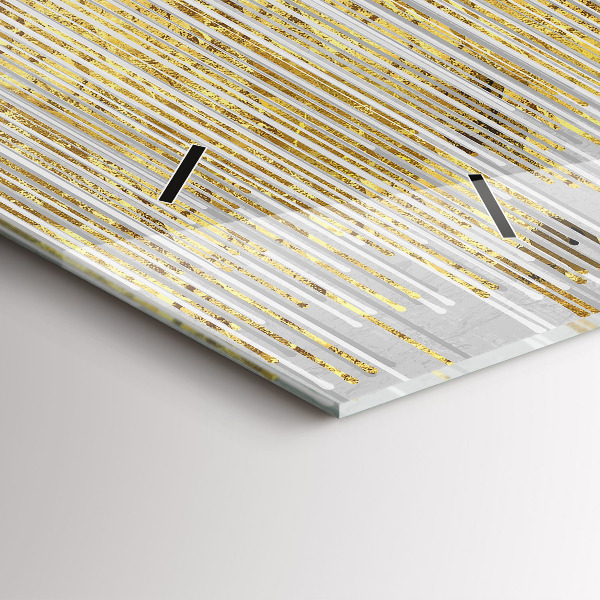 Horizontal wall clock Decorative pattern