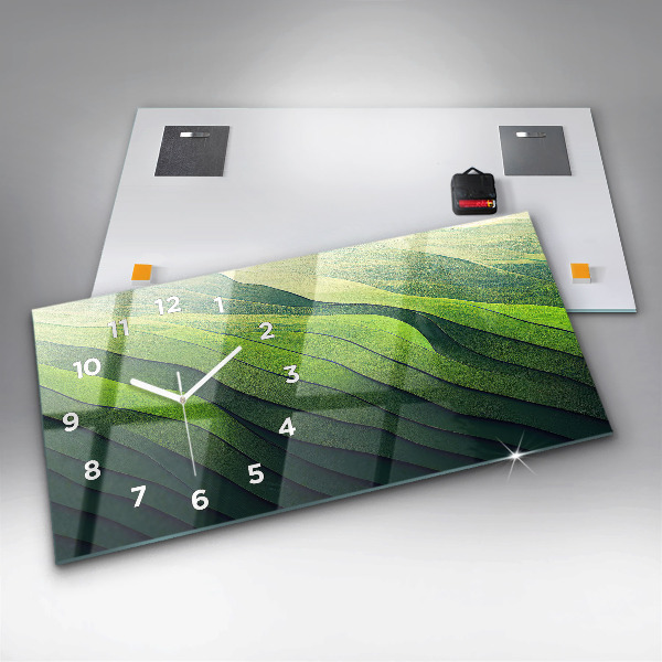 Horizontal wall clock Green Fields Abstraction
