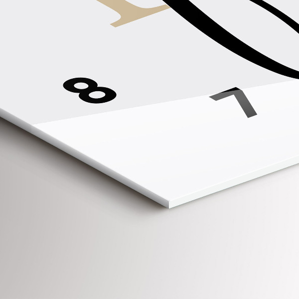 Horizontal wall clock The inscription Family