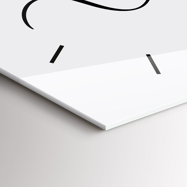 Horizontal wall clock The inscription Memories