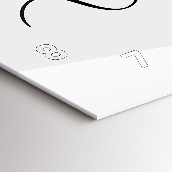 Horizontal wall clock The inscription Memories