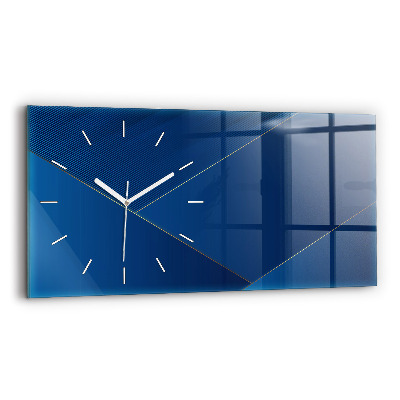 Horizontal wall clock Decorative abstraction