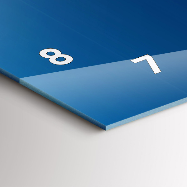 Horizontal wall clock Decorative abstraction