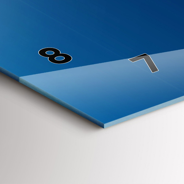 Horizontal wall clock Decorative abstraction