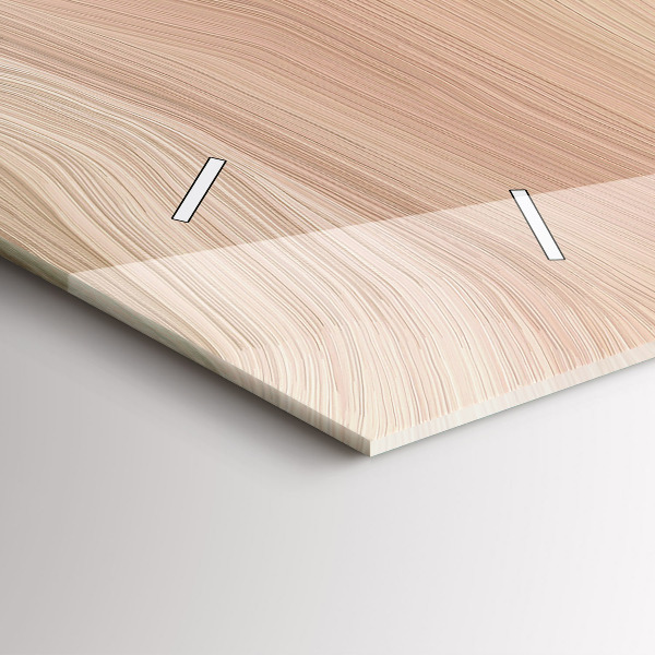 Horizontal wall clock Wave abstraction