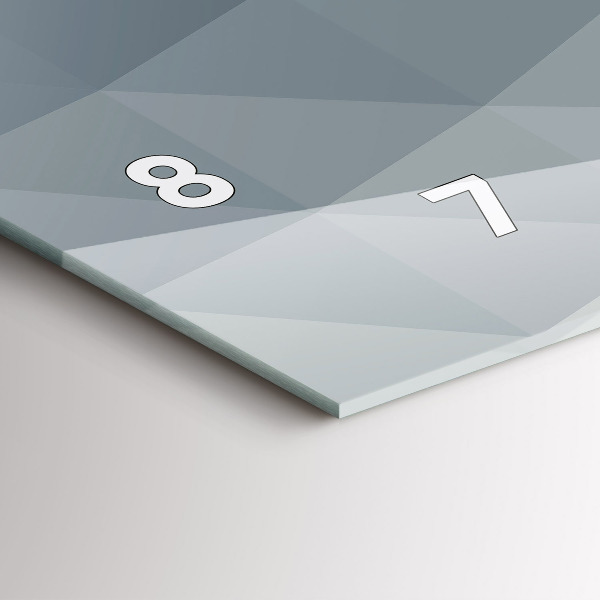 Horizontal wall clock Wave abstraction