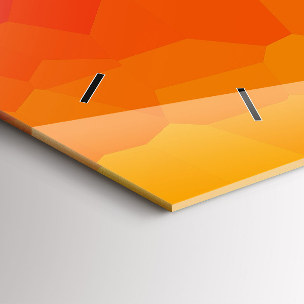 Horizontal wall clock Sunrise
