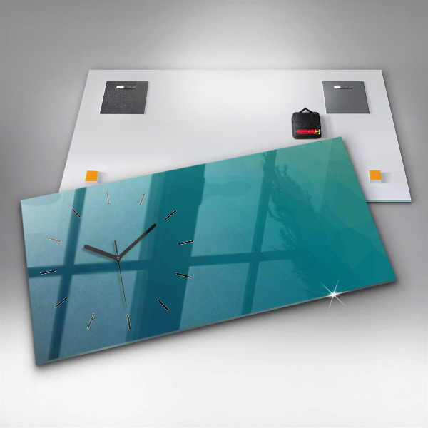 Horizontal wall clock Sea abstraction