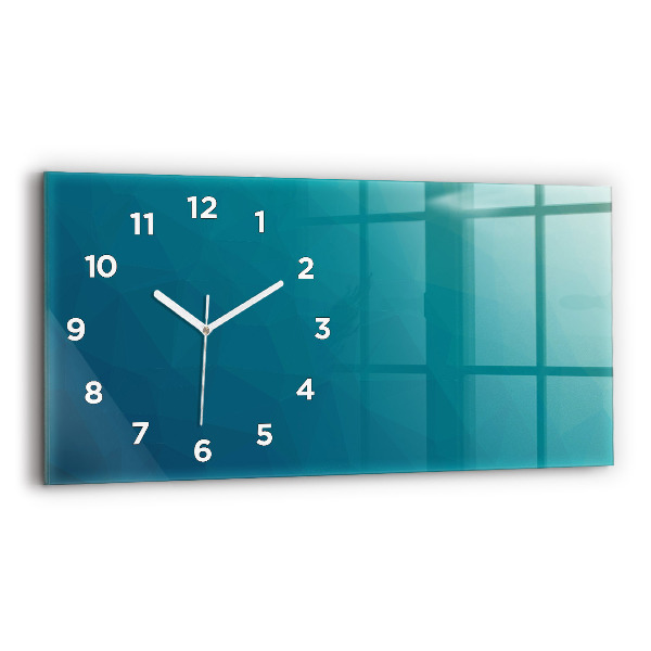 Horizontal wall clock Sea abstraction