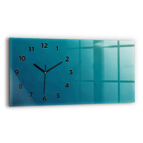 Horizontal wall clock Sea abstraction