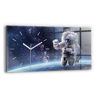 Horizontal wall clock Astronaut