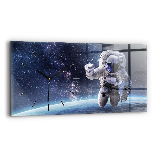 Horizontal wall clock Astronaut
