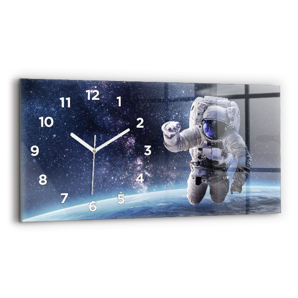 Horizontal wall clock Astronaut