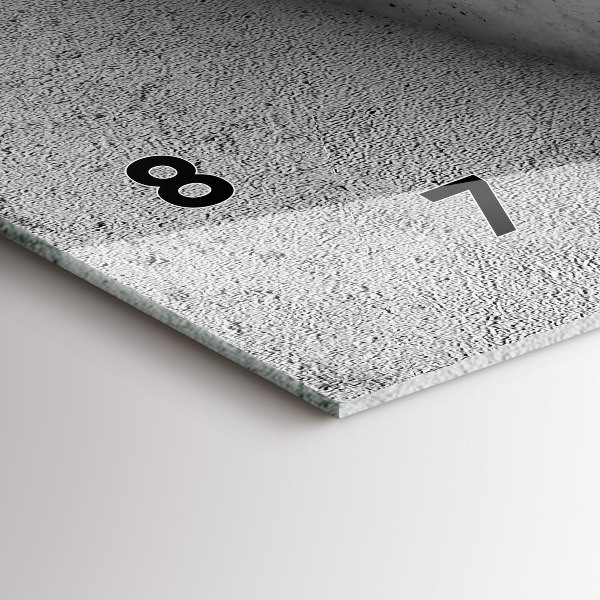 Horizontal wall clock Abstraction triangles