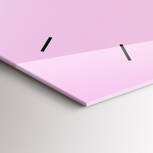 Horizontal wall clock Heart of flowers