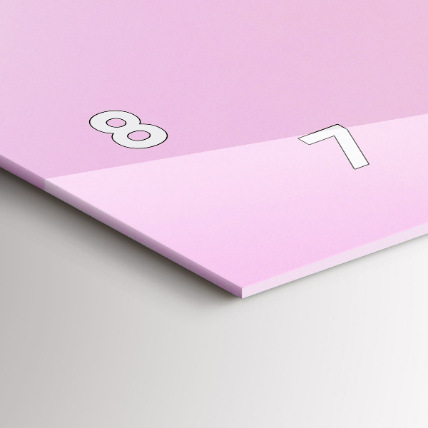 Horizontal wall clock Heart of flowers