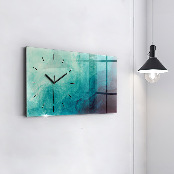 Horizontal wall clock Abstraction depth