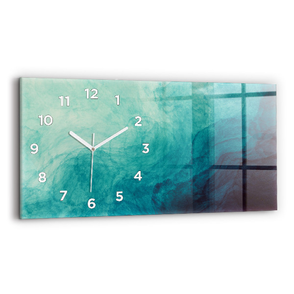 Horizontal wall clock Abstraction depth