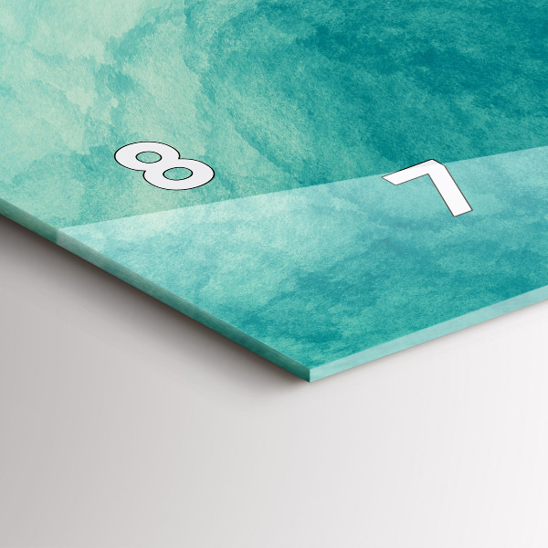 Horizontal wall clock Abstraction depth