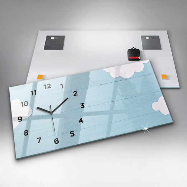 Horizontal wall clock Children's board