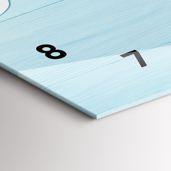 Horizontal wall clock Children's board