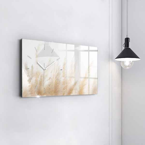 Horizontal wall clock Cereal abstraction