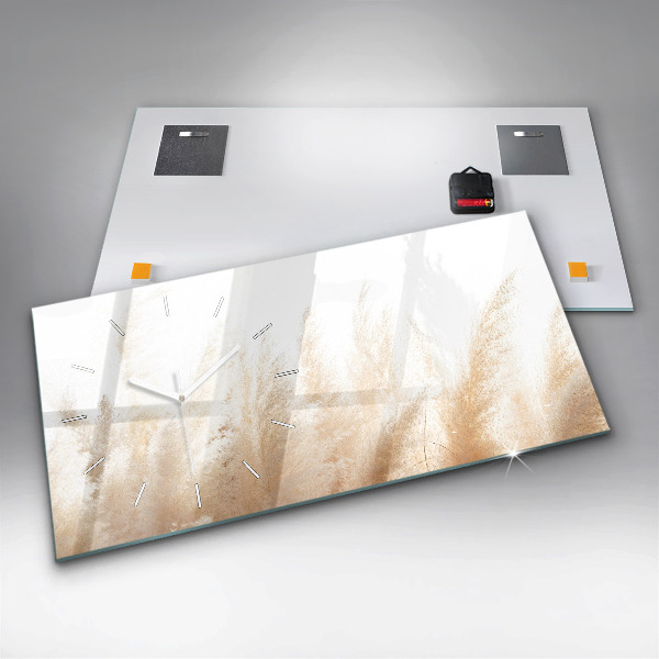 Horizontal wall clock Cereal abstraction