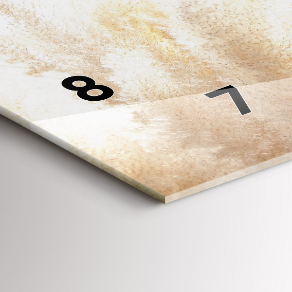 Horizontal wall clock Cereal abstraction