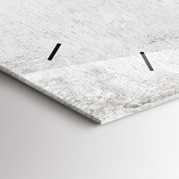 Horizontal wall clock Ornamental plants