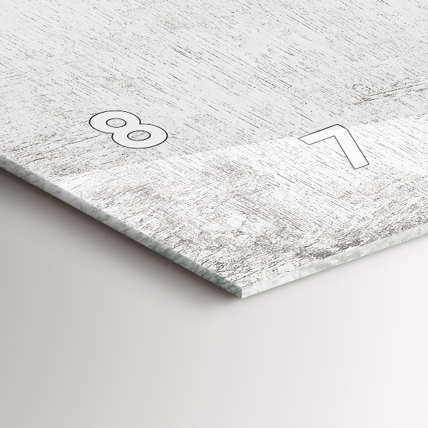 Horizontal wall clock Ornamental plants