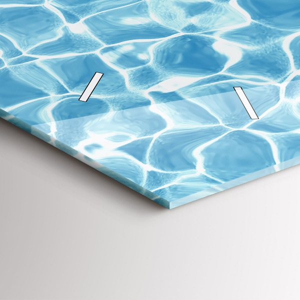 Horizontal wall clock Dandelions flamingos