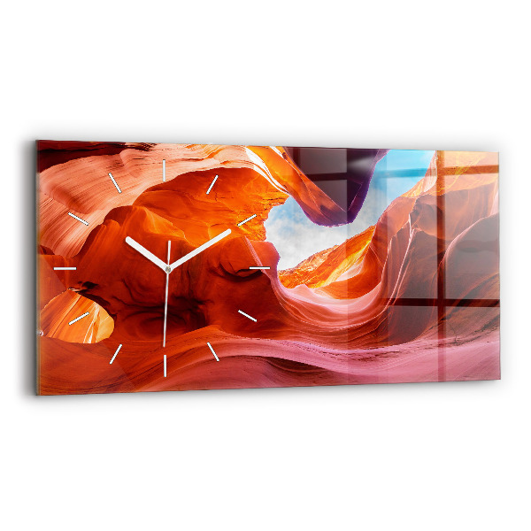 Horizontal wall clock Canyon