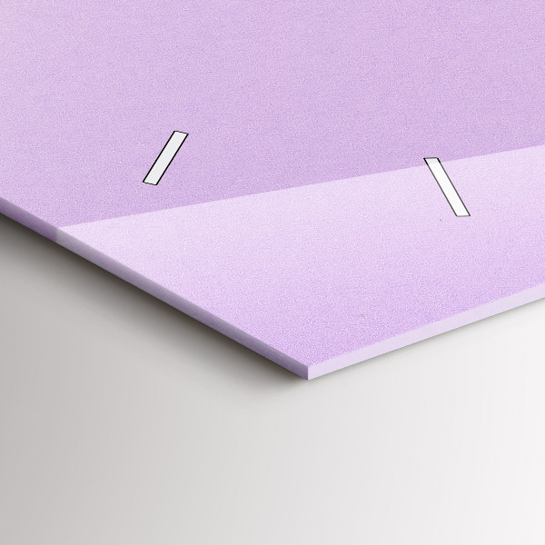 Horizontal wall clock Pastel pattern