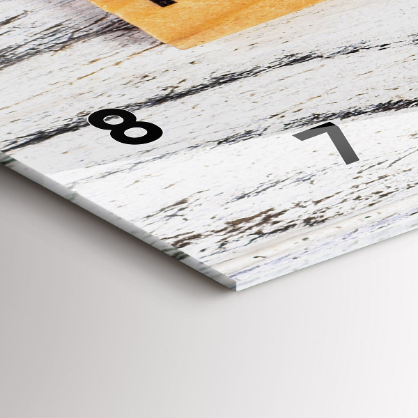 Horizontal wall clock Family