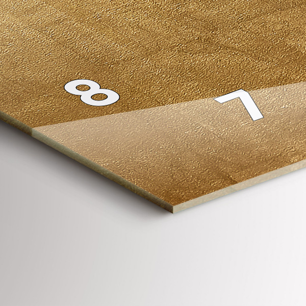 Horizontal wall clock Decorative canvas