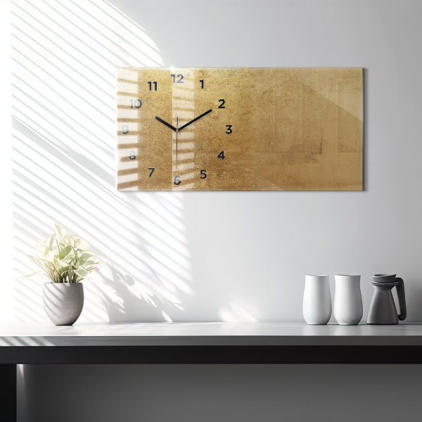 Horizontal wall clock Decorative canvas