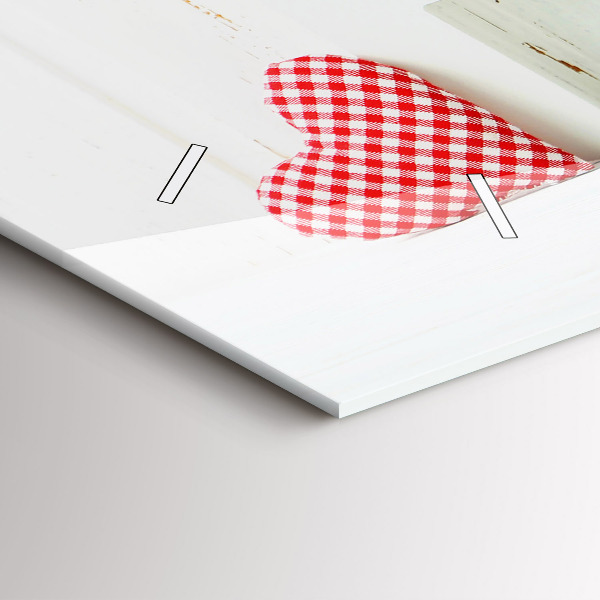 Horizontal wall clock The inscription house