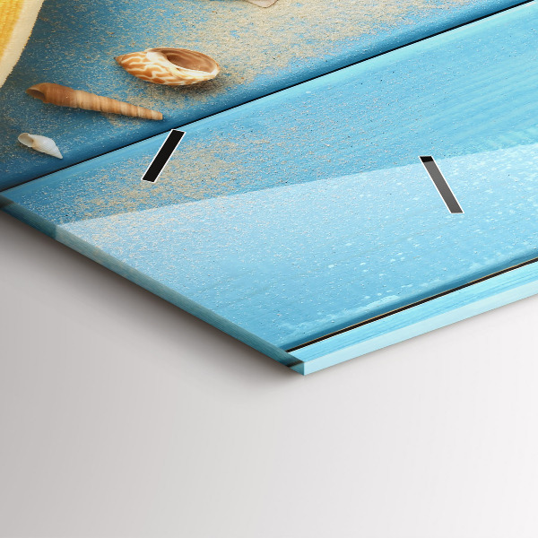 Horizontal wall clock Beach accessories