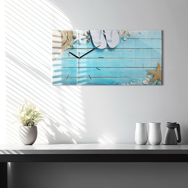 Horizontal wall clock Holiday accessories