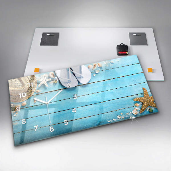 Horizontal wall clock Holiday accessories