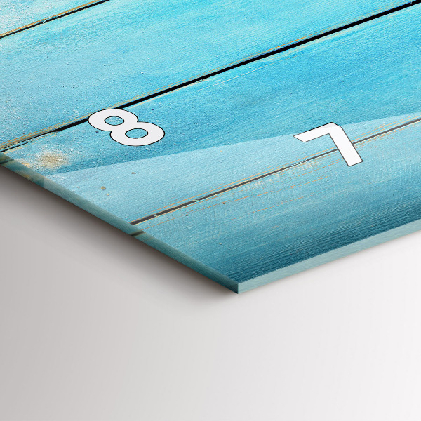 Horizontal wall clock Holiday accessories